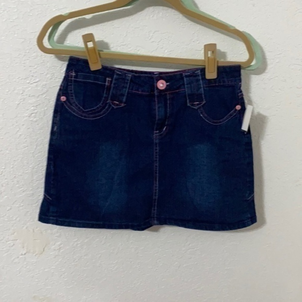 Rubee jean skirt
